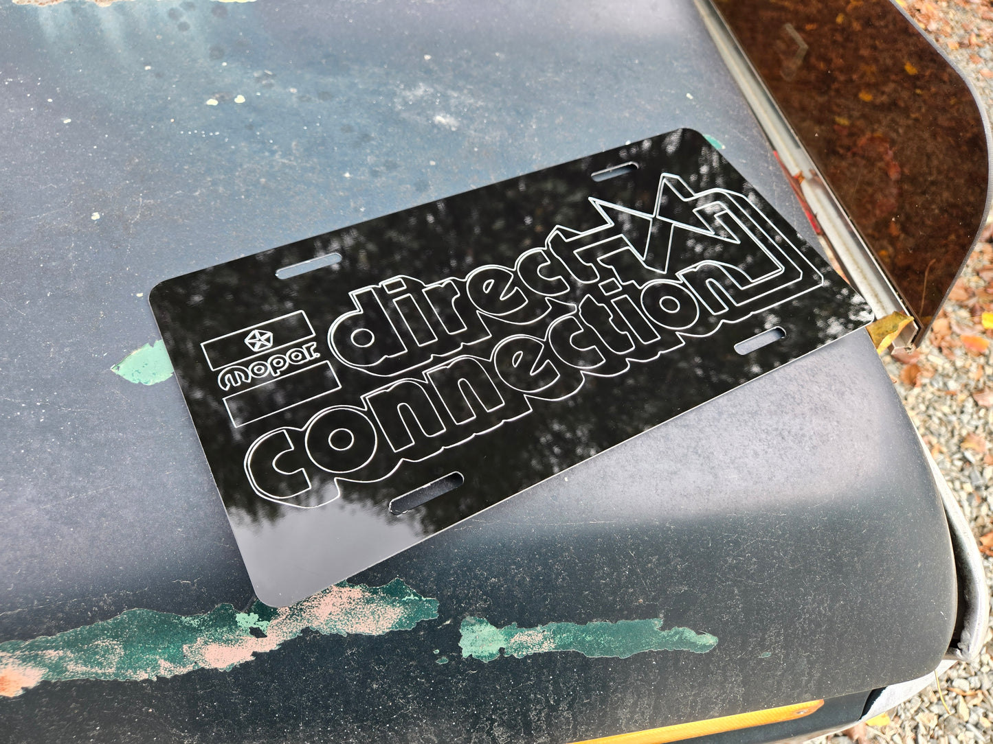 MOPAR direct connection license plate